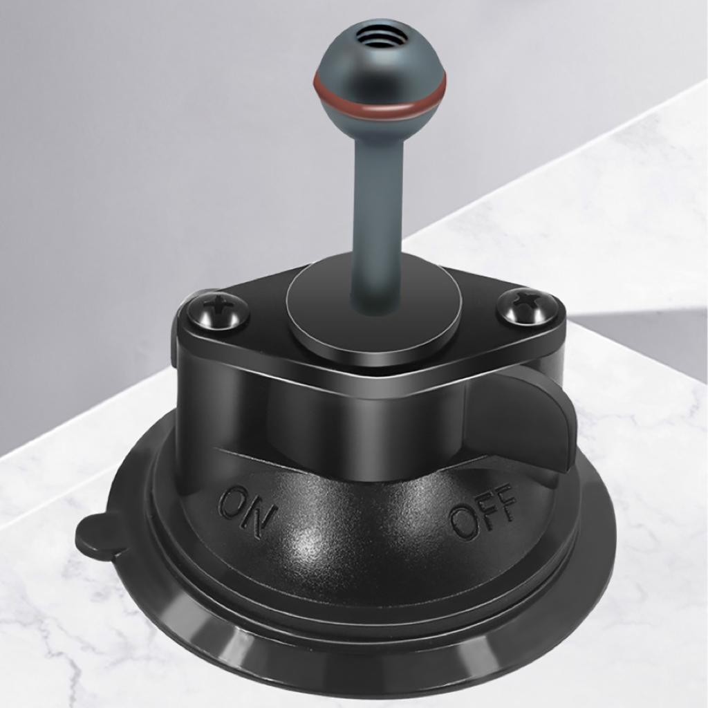 Ball Mount Twist Lock Suction Cup Base Window Mount 360 Degree Rotation for RAM Double Socket Arm Phones Action Camera Accessory