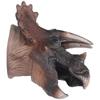 Triceratops Puppet Rubber Nontoxic Durable Hand Painted Appearance Triceratops Hand Puppet