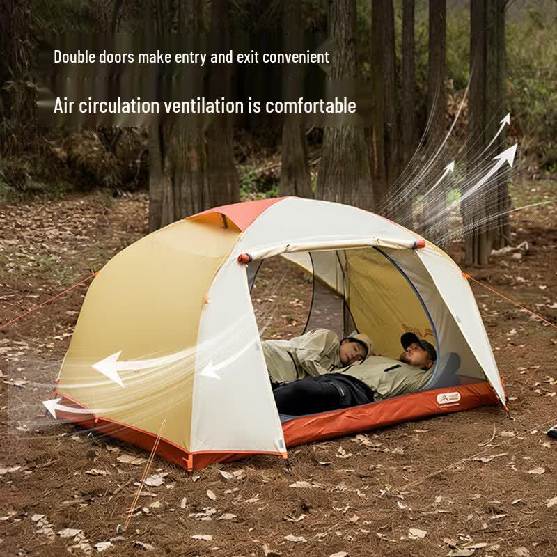 Beishanlang Outdoor Hiking & Camping Tent with 2 Trekking Poles