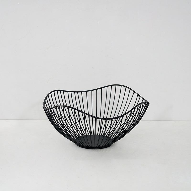 1 шт., сливная корзина в скандинавском стиле, лоток для хранения, органайзер, ваза для фруктов, держатель для десерта, металлический