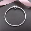New Fashion Bangle Fit Original Fashion Argent 925 Femme DIY Charms Beadeds Handmade Custom Beads Femme Bracelets Jewelry Women