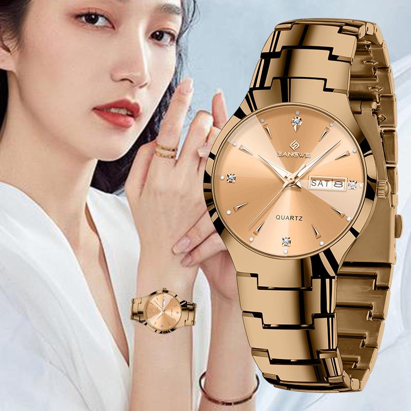 BANGWEI Women's wristwatch Exquisite Fashion Waterproof Quartz Luminous Watch women Elegant Watch reloj de mujer