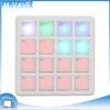 M-VAVE SMC PAD Карманный Pad Беспроводной MIDI-контроллер 16 пэдов Подходит для ударной клавиатуры Интерфейс USB-C Портативный Аксессуары