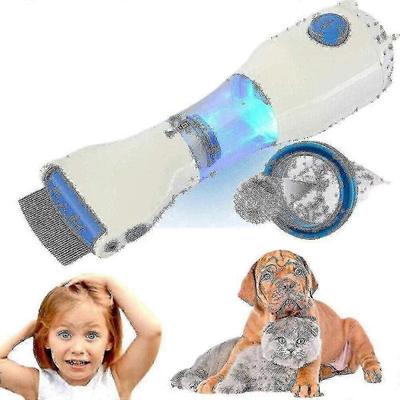 Электрическая вакуумная расческа для удаления гнид и вшей, щетка, фильтр для удаления блох у домашних собак и кошек, средство для лечения