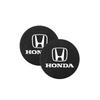 2Pcs Leather Coaster Anti-noise Water Cup Pad Cushion For Honda Accord Civic FIT Insight CRV Jazz HRV CRZ CRX City Vezel Pilot
