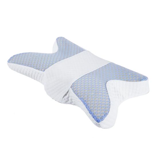 Подушка с эффектом памяти, медленный отскок, эластичная, облегчающая боль в шее, охлаждающая, шелковистая