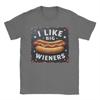 Sausage HOT DOG I Like Big Wieners TShirt Summer  Leisure TShirts Unisex Pure Cotton ONeck Tees ShortSleeve Vintage Tshirt