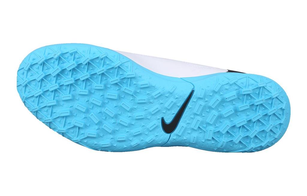 Nike Нескользящая Амортизация Устойчивые к истиранию Низкие Детские Футбольные Бутсы Синие Белые Детские DA1334-146
