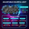 Мини беспроводной контроллер Meteor Light размером с брелок для ключей для Switch&Lite&OLED, ПК, Android и MacOS со светодиодной подсветкой KS54