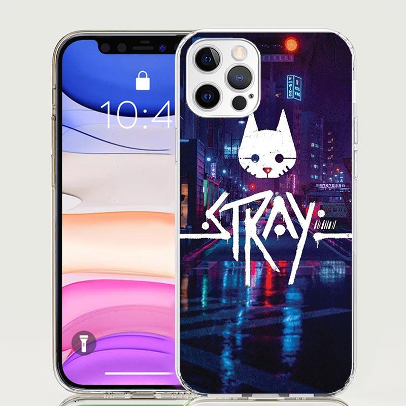 Чехол для телефона Stray Cat Game для Apple iPhone 17 Air 16 15 Plus 14 + 13 Mini 12 11 Pro Max 7 8 SE 16Max Мягкий чехол Coque 17 A