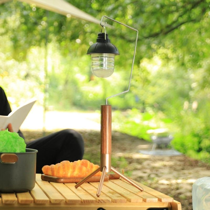 Lanterns Hanging Rack Portable Camping Light Table Stand Outdoor Foldable Lamps Support Stand Camping Accessoies Durable