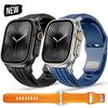 Роскошный силиконовый ремешок для Apple Watch Ultra 3 49 мм Серии 11 10 46 мм Спортивный браслет для iWatch 9 8 7 6 SE 45 мм 44 мм Ремешок Correa