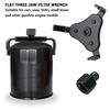 Universal Three-Jaw Oil Filter Wrench Adjustable 55-115mm Car Repair And Maintenance Three-Claw Oil Filter Removal Tool