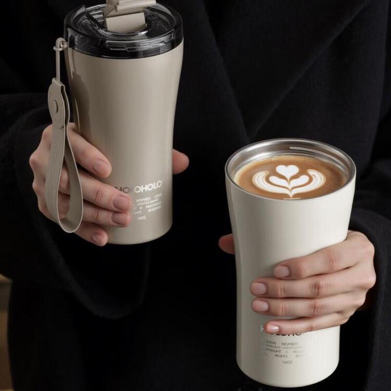 HOLOHOLO Термокружка для кофе Americano с керамическим покрытием