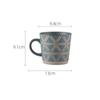 Nordic Ceramic Retro Coffee Mug Simple Office Tea Cup Coarse Pottery Handmade Breakfast Milk Mug Couple Drinkware