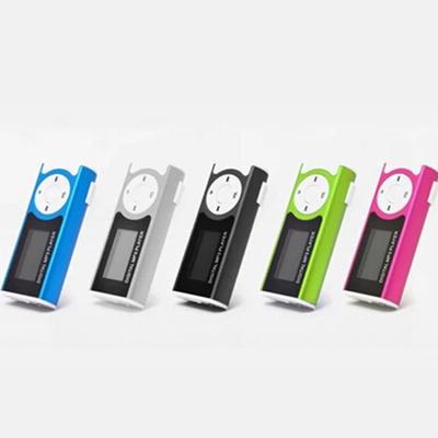 Цифровой музыкальный MP3-плеер Mini USB OLED-экран MP3 Поддержка 16 32 ГБ Micro SD TF карта Light Clip Design Фонарик