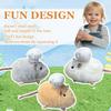 12CM Kawaii Cartoon Simulation Anime Flower Branch Mouse Stuffed Animal Plush Toy Children's Hamster Handmade Doll Festival Gift