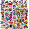 50 Street Graffiti Series Stickers Cartoon Stickers Helmet Graffiti Stickers Hand Account Stationery Decoration Stickers