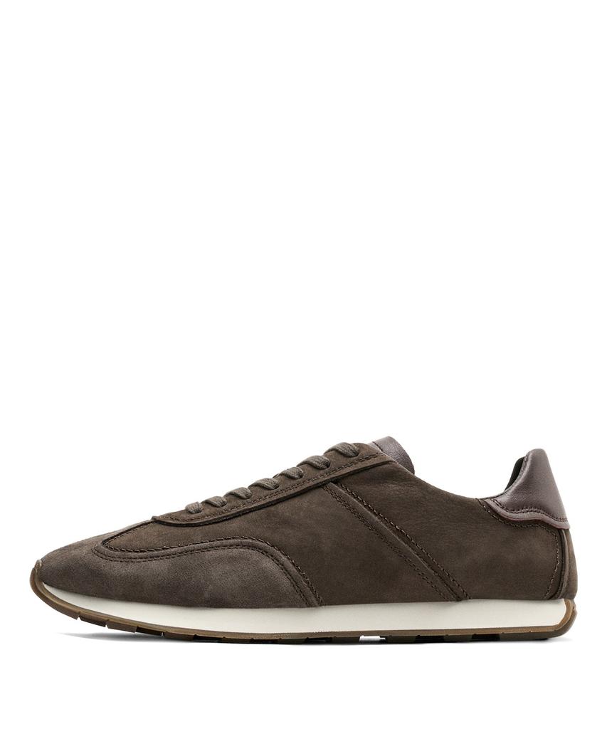 Massimo Dutti Grain Napa Leather Sneakers