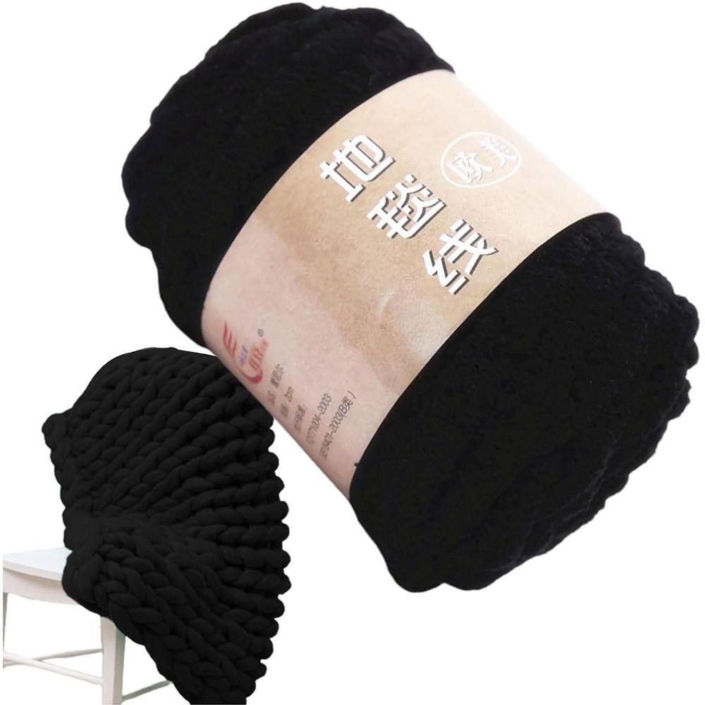 Толстая пряжа ручной работы. Пушистая пряжа для вязания крючком. Новая пряжа для ковров. Аксессуары для вязания.