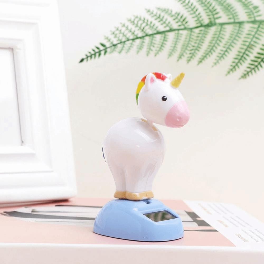 Cute Home Ornament Gift Shaking Moving Flip Flaps Toy Solar Powered Swing Dancing