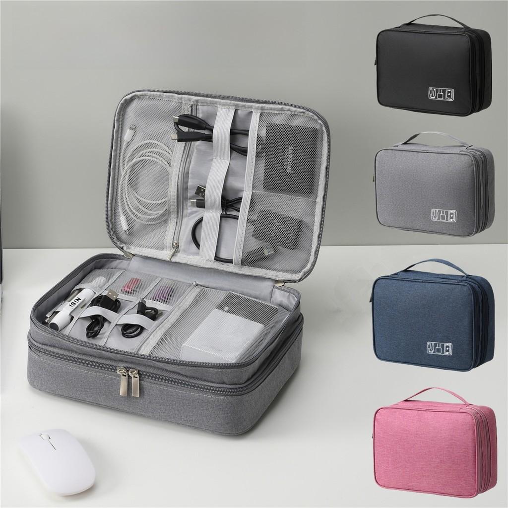 Travel Digital Storage Case With Shockproof Design For Power Banks And Headphones