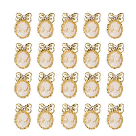 20 шт. украшения для ногтей яркий цвет блестящий визуальный эффект креативная форма многоцелевой легко наносится декоративный