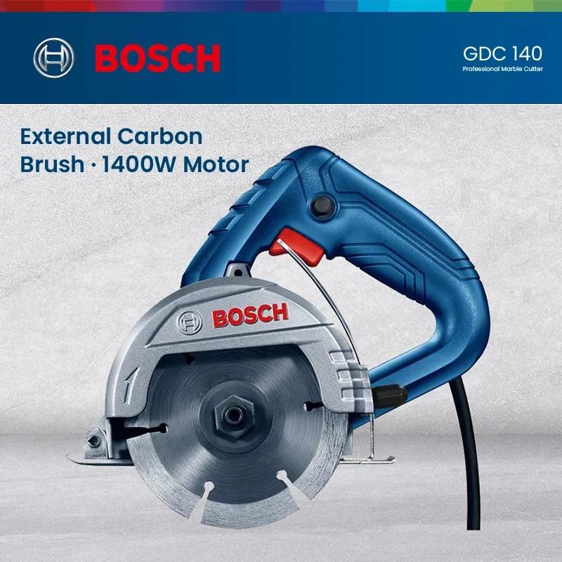 Bosch GDC 140 Машина для резки мрамора 1400 Вт Многофункциональная ручная электрическая дисковая пила для плитки, бетона, мрамора, кирпичной стены Без пильных полотен