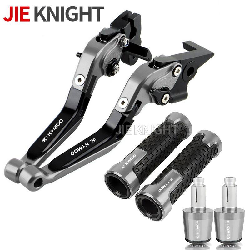 Moto Brake Clutch Lever Folding Handle Hand Grips Set For KYMCO DOWNTOWN XCITING K-XCT CK250T 300 CK300T ABS 400 500RI S400