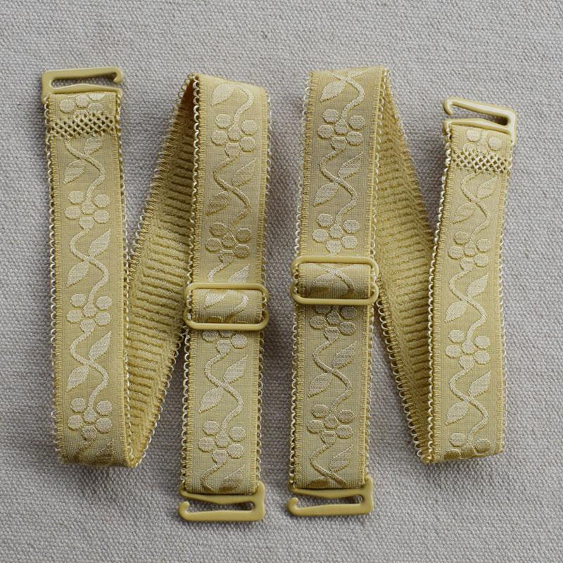 Эластичный нижнее белье ярких цветов, кружевной эластичный ремень для бюстгальтера шириной 1,5 см, мягкий и удобный женский ремень для бюстгальтера