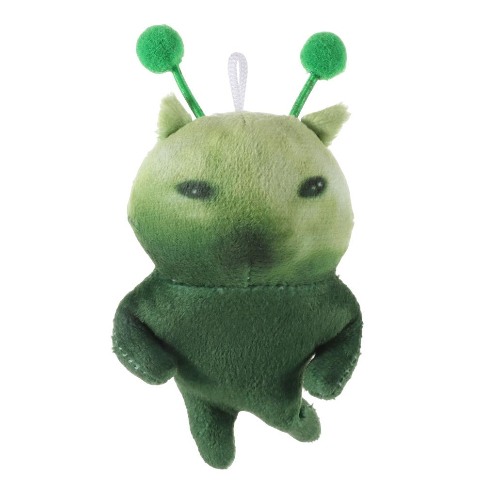 10cm Ugly Cute Plushie Keychain Poseable Bag Charm Cute Green Alien Cat Plush Toy  Anime Fans Gifts