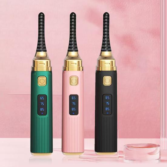 Электрические щипцы для завивки ресниц с защитным чехлом, быстро нагревающиеся, с подогревом, USB-щеточка для завивки ресниц, один зажим для формирования щипцов для завивки ресниц