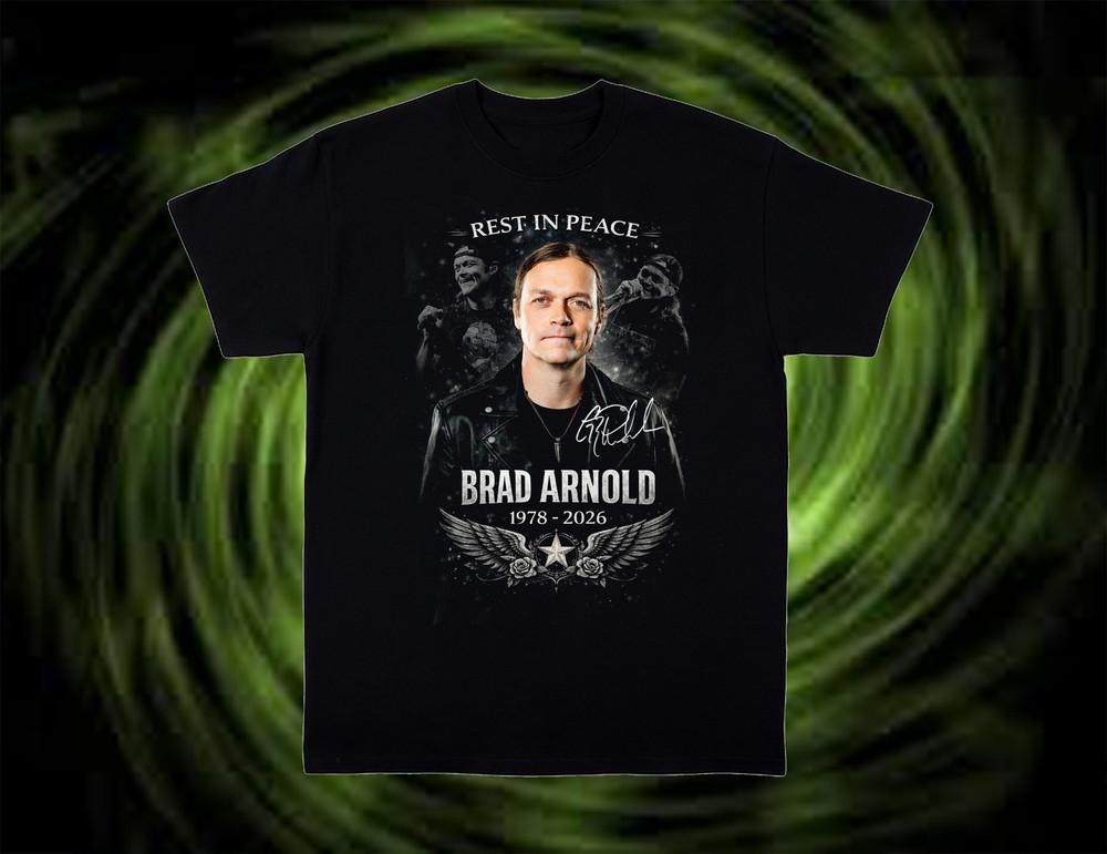 RIP Brad Arnold 19782026 3 Doors Down Band TShirt S5XL Unisex T-Shirt