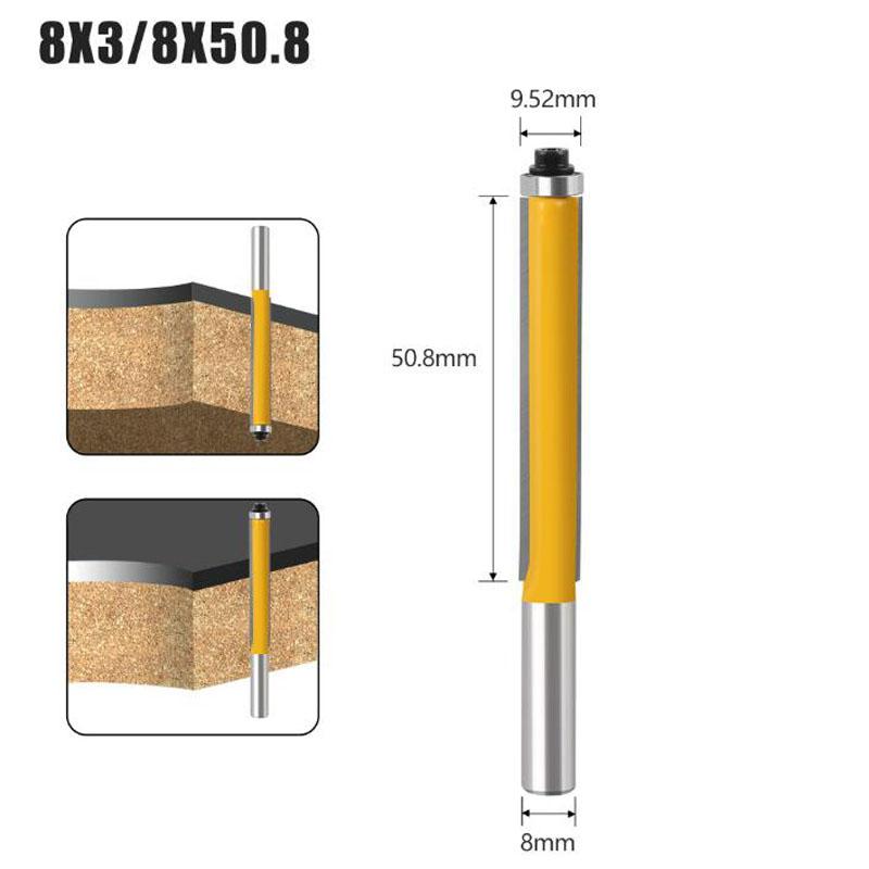 Фреза с хвостовиком 8 мм, фреза для фрезерования заподлицо, фреза для фрезы Madera, карбидная фреза для тупиа де Мадейра