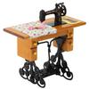 Vintage Miniature Sewing Machine Accessory Room 1:12 Furniture Doll House Toy