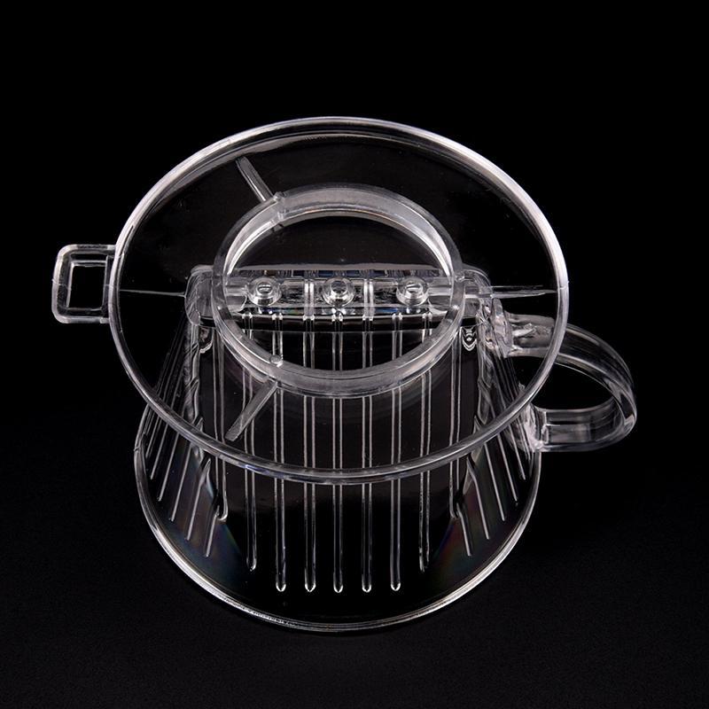 Прозрачный кофейный фильтр, чашка, конус, капельница, держатель для пивовара, пластиковый многоразовый