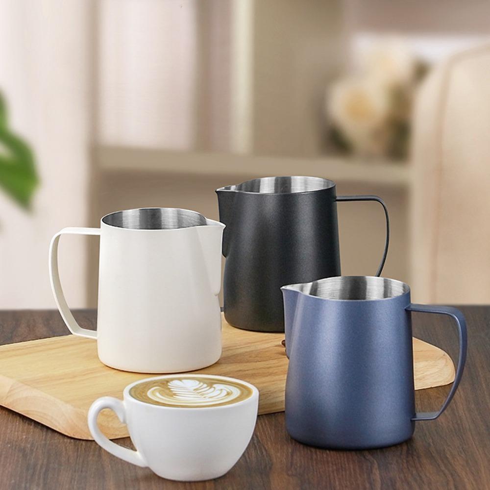 24oz Milk Frothing Cup Stainless Steel Milk Frothing Pitcher Steaming Pitcher  Milk Frother Maker