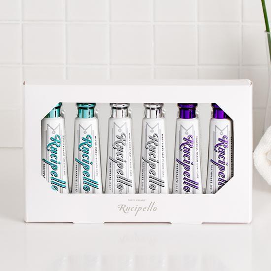 Rucipello Mini Toothpaste 6-Type Gift Set (25g X 6)