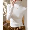 Classic, Timeless and Versatile Turtleneck Bottoming Shirt, Women's Long-sleeved T-shirt, Autumn and Winter New Slim Fit Inner Cotton Top