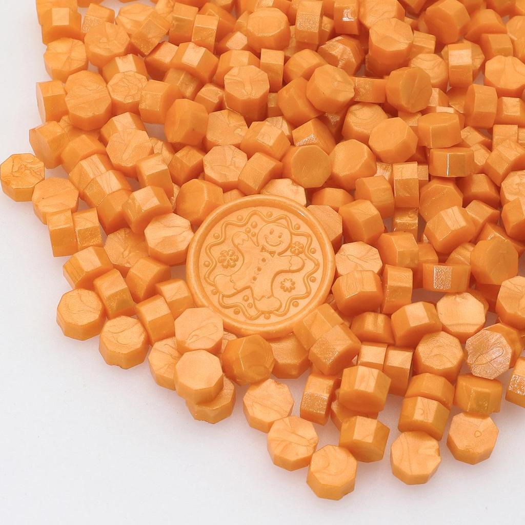 Octagonal Sealing Wax Beads for Envelopes & Wedding Invitations - Stick Bottle & Tools Included