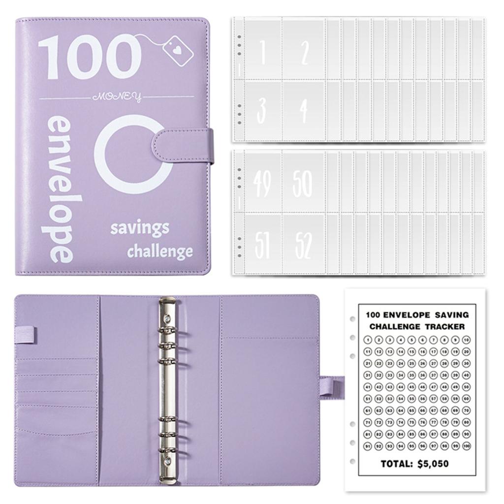 Планировщик бюджета, переплет - стартовый набор планировщика на 100 дней. Финансовый планировщик, метод конверта для планировщика бюджета A5, сберегательная книжка для планировщика бюджета для денег.