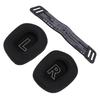 Headset Ear Pads Breathable Mesh High Density Memory Foam Ear Cushions with Headband Straps for G733 Wireless G335