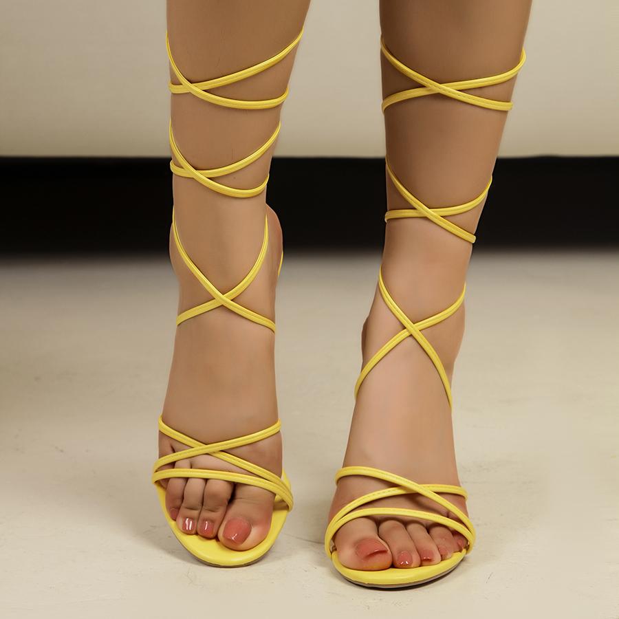 Fashion New Summer Elegant Strap Solid Color Square Toe High Heels Open Toe Fashion Sexy Banquet Women's Shoes pumps women shoes