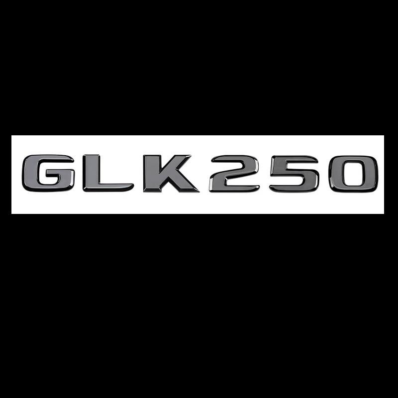 BKS2 3D Car Tail Trunk Letter car sticker GLK200 GLK220 GLK250 GLK260 GLK300 GLK350 Emblem Sticker Mercedes Benz GLK W204 X204