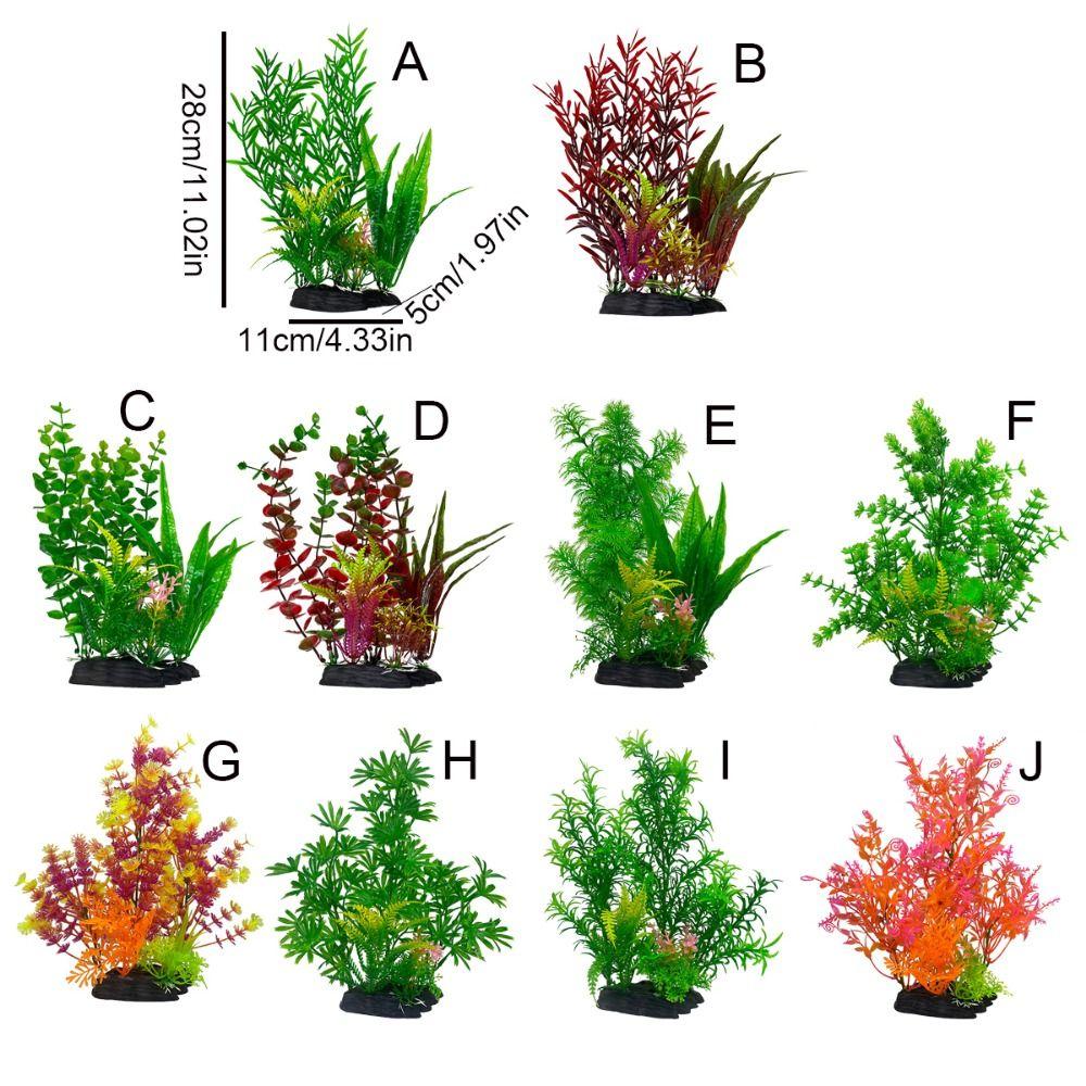Plastic Aquatic Plants Lifelike Artificial Water Grass Underwater Plants Home Decorations