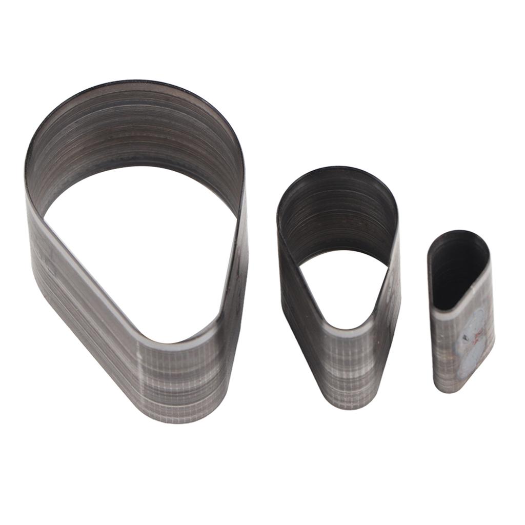 3 шт. DIY набор резаков для кожи, ножей, пресс-форм, штампов, шаблонов, инструментов для пробивки отверстий (Капля воды)