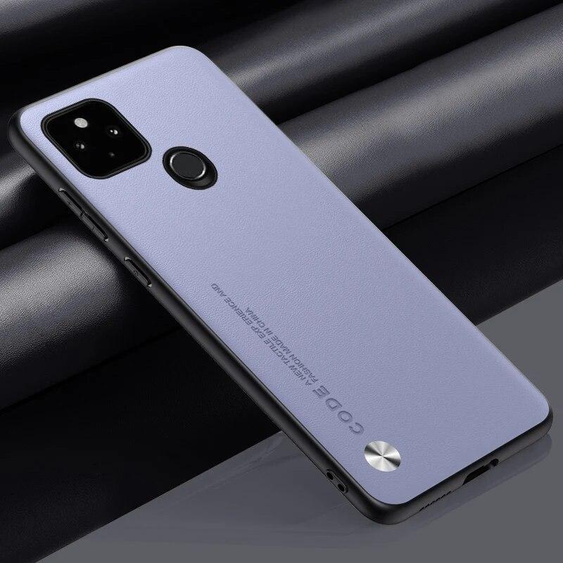 Роскошный чехол из искусственной кожи для Google Pixel 5 5A 4A 5G задняя крышка силиконовый защитный чехол для телефона Google Pixel 4A 4G Pixel5 Coque