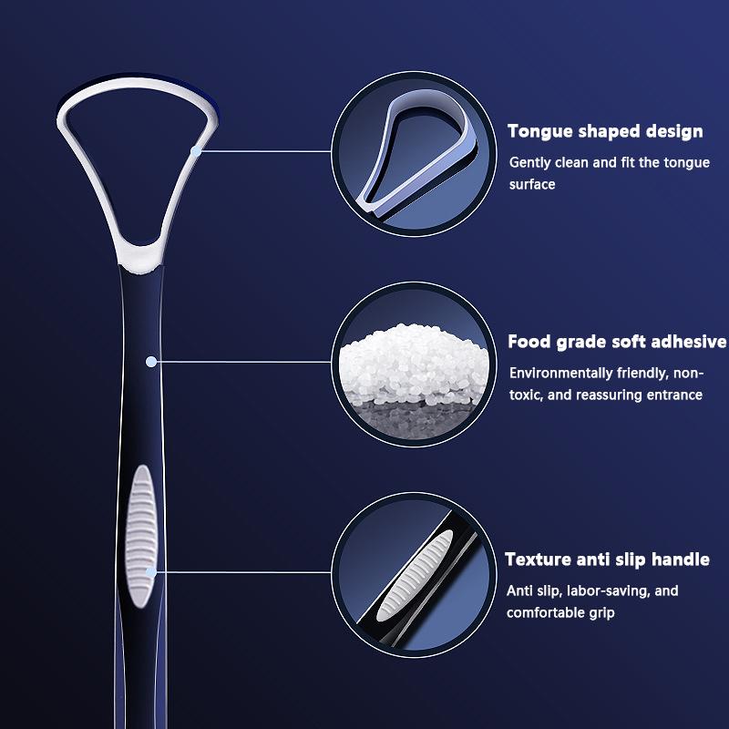 1 шт. скребок для языка щетка для чистки языка поверхность языка щетки для чистки полости рта очиститель свежее дыхание здоровье