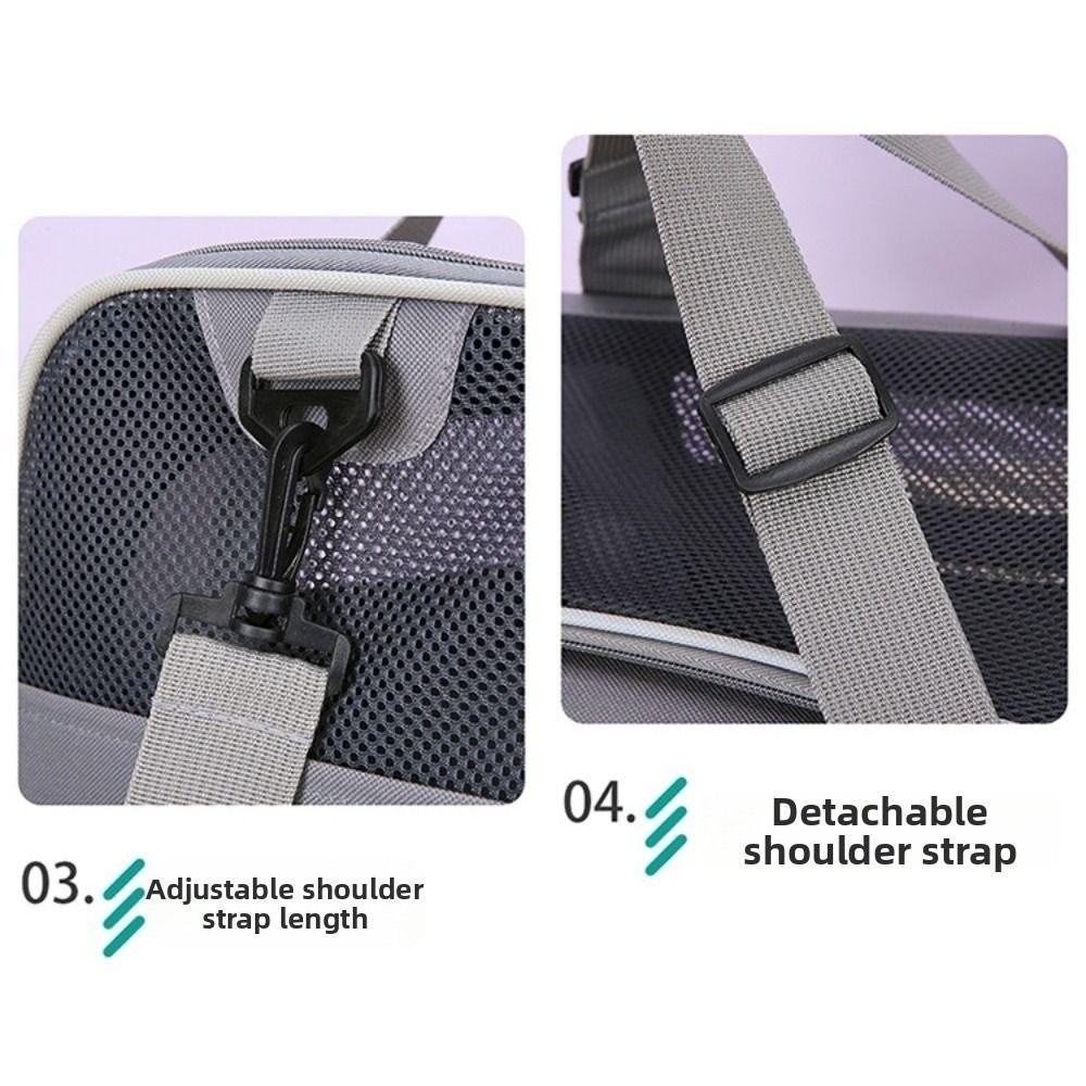 Складная дорожная сумка для питомцев, большая вместимость, сумка-переноска для питомцев, кошачья сумка-тоут для прогулок, для походов