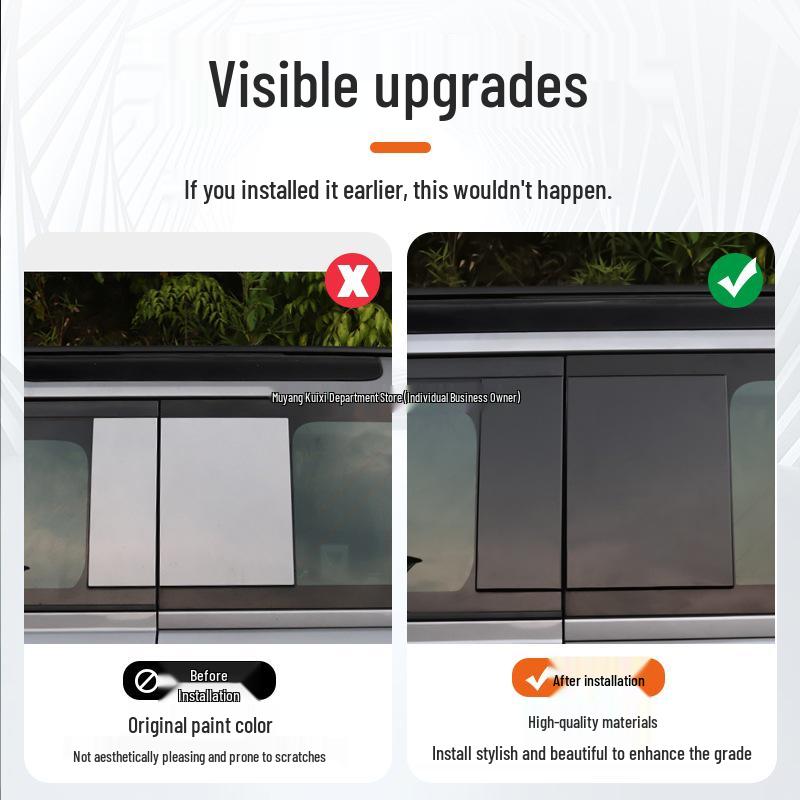 2025 Land Rover Defender 110/130 C-Pillar Rear Side Window Trim Protection Panel Accessories